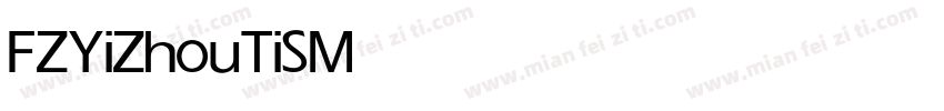 FZYiZhouTiS Medium字体转换
